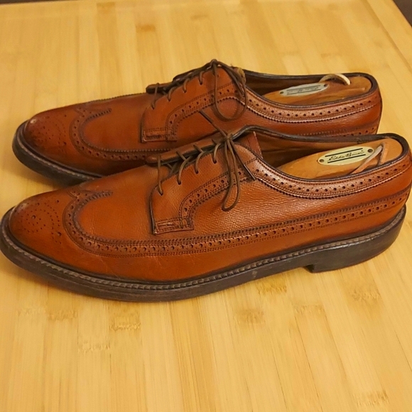 Florsheim Imperial Shoe - Walnut Brown Full Brogue Wingtip 11 C 601123 - Picture 4 of 8